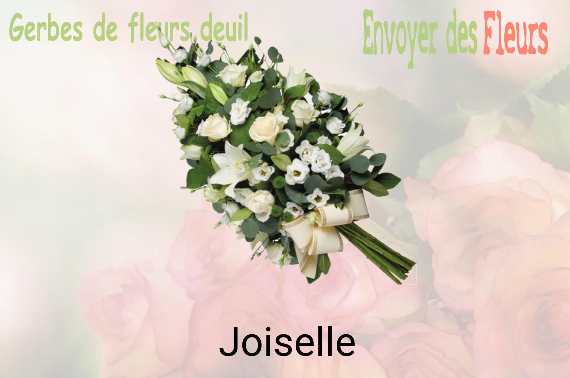 Gerbe de fleurs de deuil livrée à Joiselle